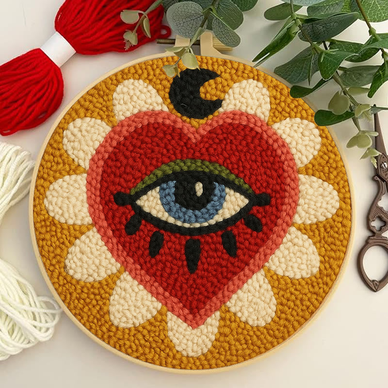 Mysterious Eye Punch Needle Kit - Perfect Craft For Home Decor | Diy Handmade Gifts - image 6