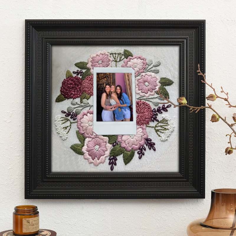 Rubbyoo Embroidery Photo Frame Kit - Blooming Moment | Diy Floral Craft | Perfect Gifts For Wedding  - image 9