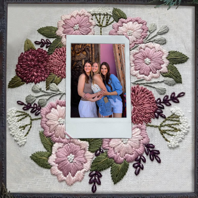 Rubbyoo Embroidery Photo Frame Kit - Blooming Moment | Diy Floral Craft | Perfect Gifts For Wedding  - image 7