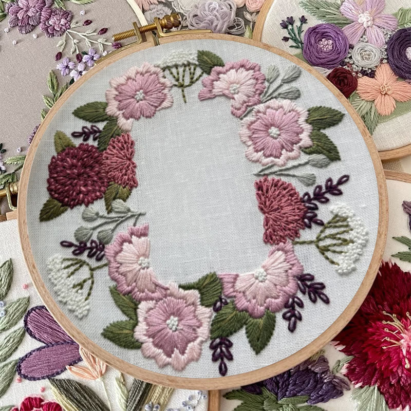 Rubbyoo Embroidery Photo Frame Kit - Blooming Moment | Diy Floral Craft | Perfect Gifts For Wedding  - image 6