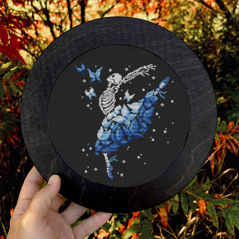  Cross Stitch Kit - Dancing Skeleton |Halloween Gothic  Needlework |  Decorative Wall Decor  - image 7