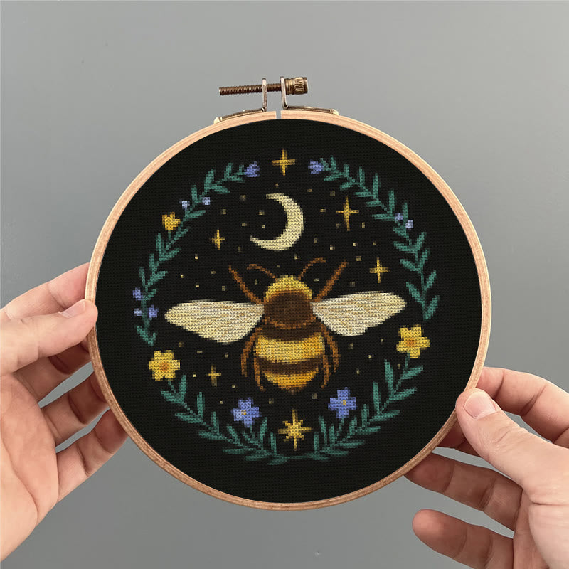 Cross Stitch Kit - Bumblebee | Insects Handmade Needlework | Perfect For Home Decor - image 1