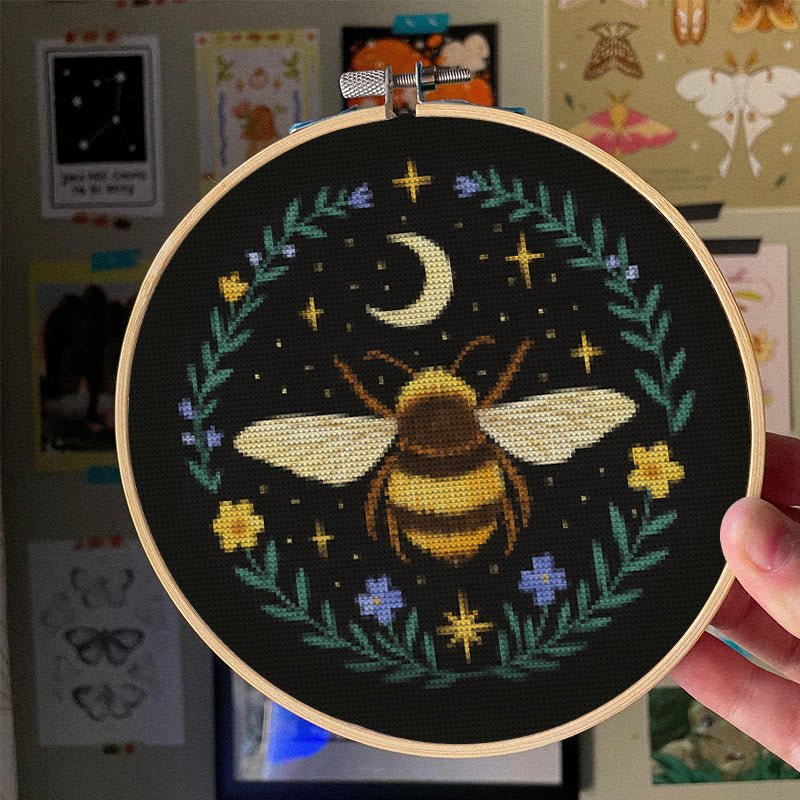  Cross Stitch Kit - Bumblebee | Insects Handmade Needlework | Perfect For Home Decor - image 4