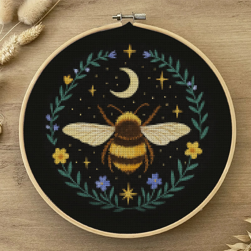  Cross Stitch Kit - Bumblebee | Insects Handmade Needlework | Perfect For Home Decor - image 3