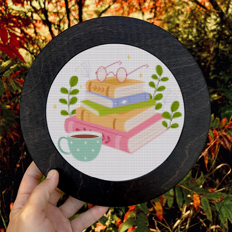 Cross Stitch Kit - Cosy Reading Time | Unique Gift For Books Lovers | Beginner Friendly Handicarft - image 8