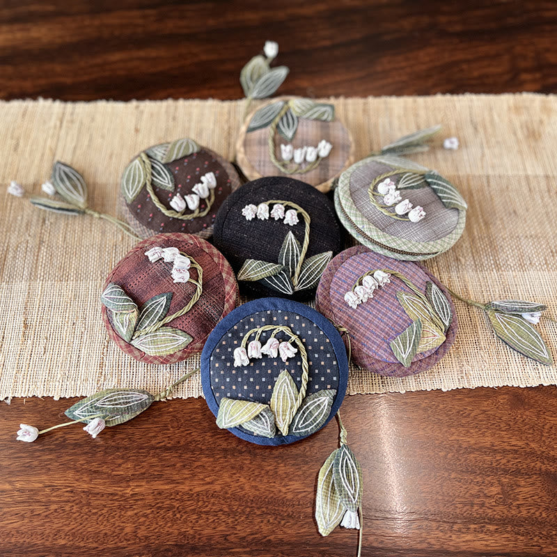 Handmade Mini Coin Purse Kit | Diy Floral Handicraft |  Nice Gifts For Mom - image 1