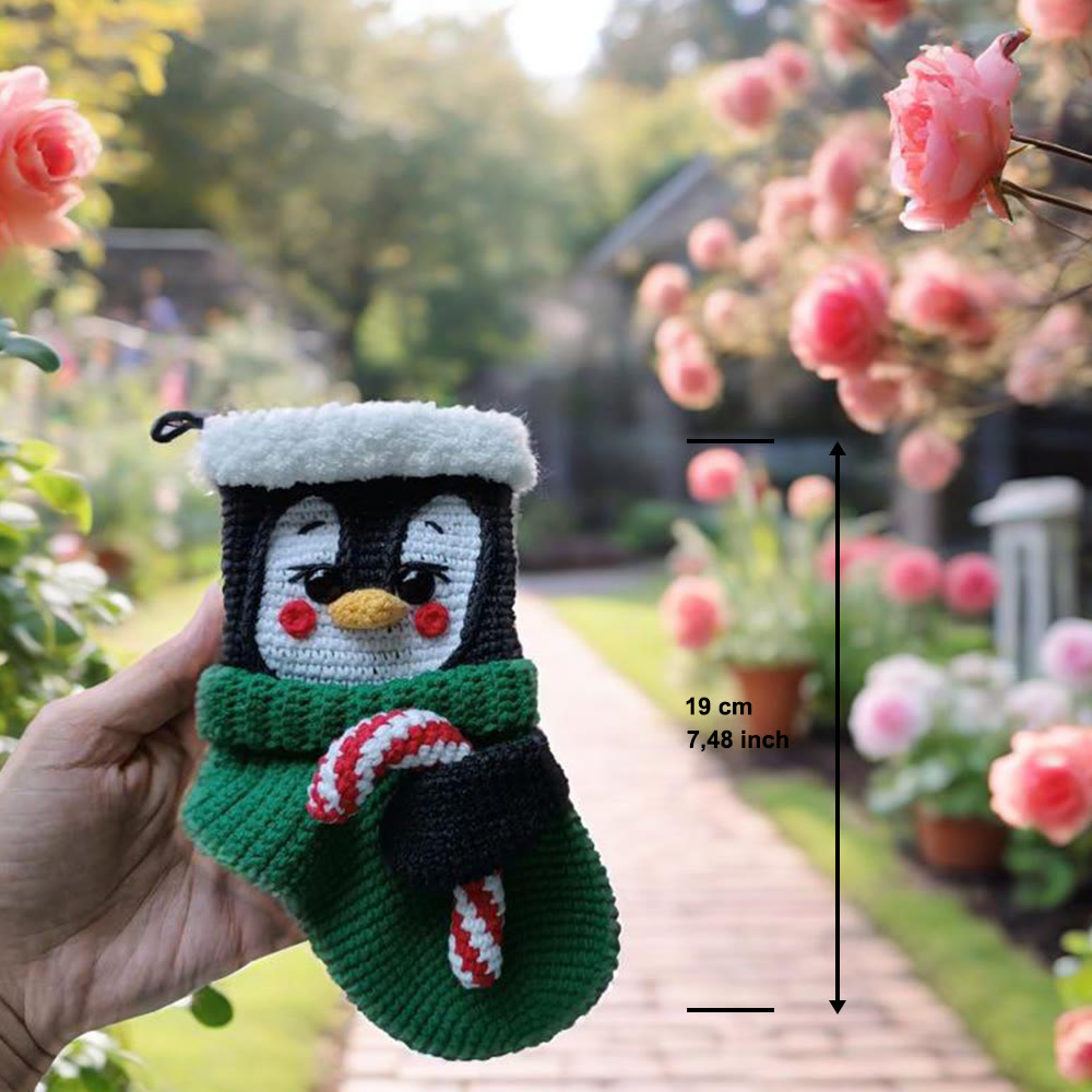 Diy Handmade Christmas Stocking Crochet Kit - Unique Christmas Tree Decor | Perfect Holiday Gifts  - image 8