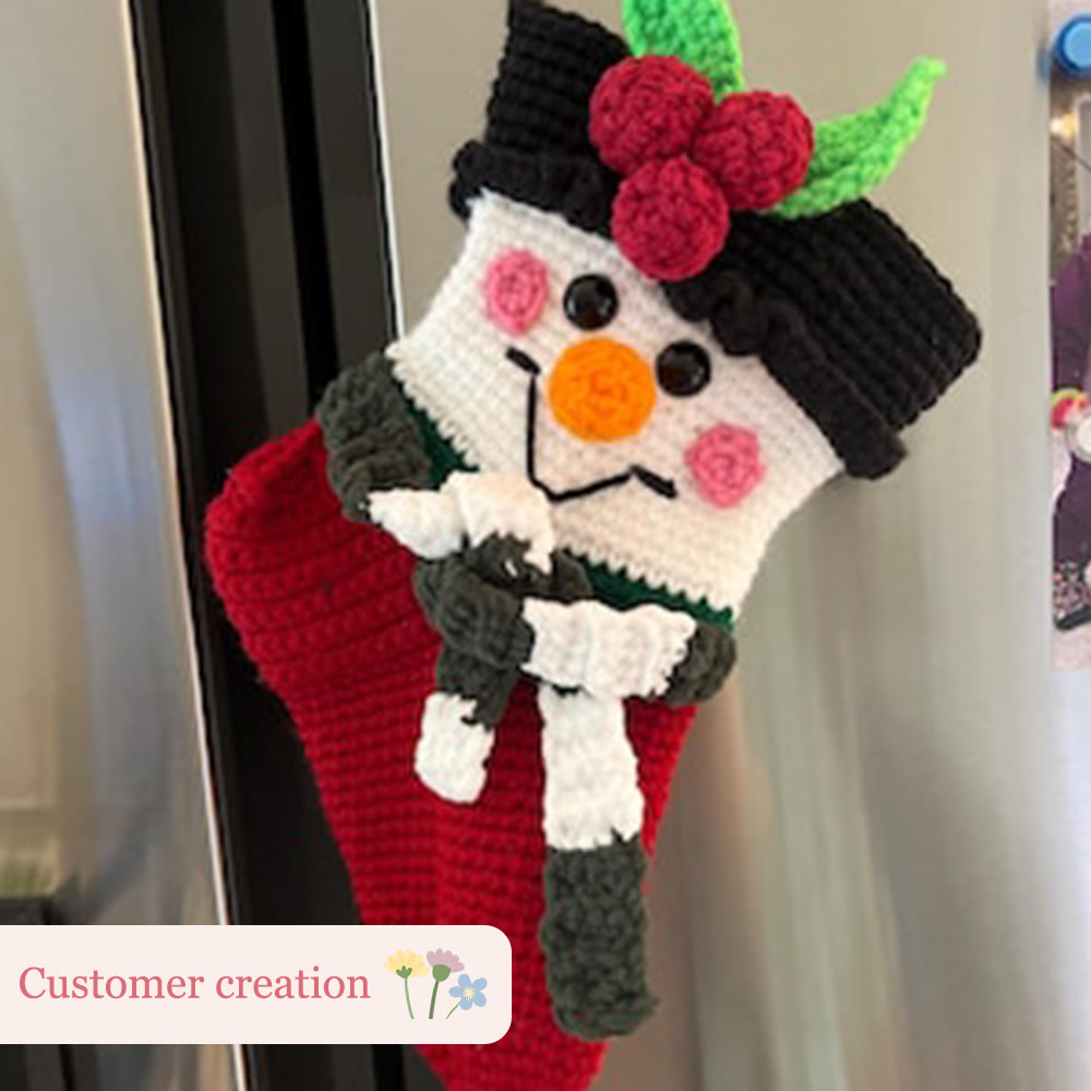 Diy Handmade Christmas Stocking Crochet Kit - Unique Christmas Tree Decor | Perfect Holiday Gifts  - image 11