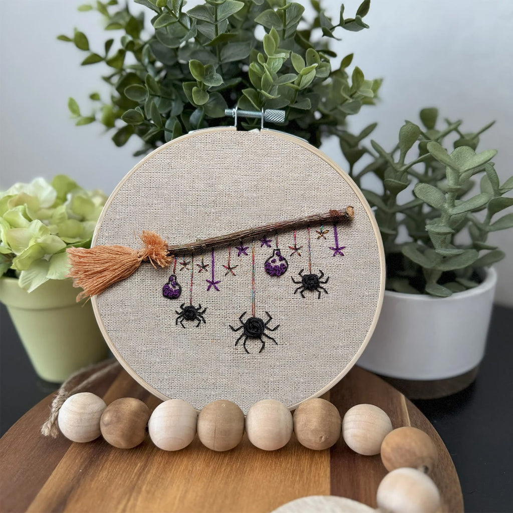 Rubbyoo Embroidery Kit - Halloween Spider | Creative Spooky Craft | Halloween Desk Decor - image 6
