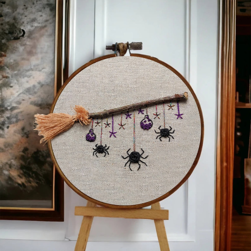 Rubbyoo Embroidery Kit - Halloween Spider | Creative Spooky Craft | Halloween Desk Decor - image 4
