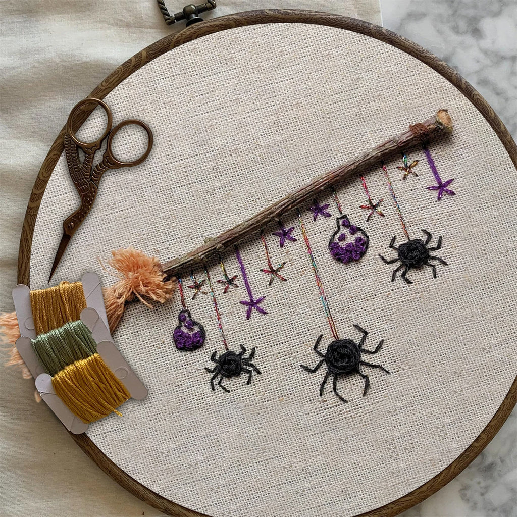 Rubbyoo Embroidery Kit - Halloween Spider | Creative Spooky Craft | Halloween Desk Decor - image 8