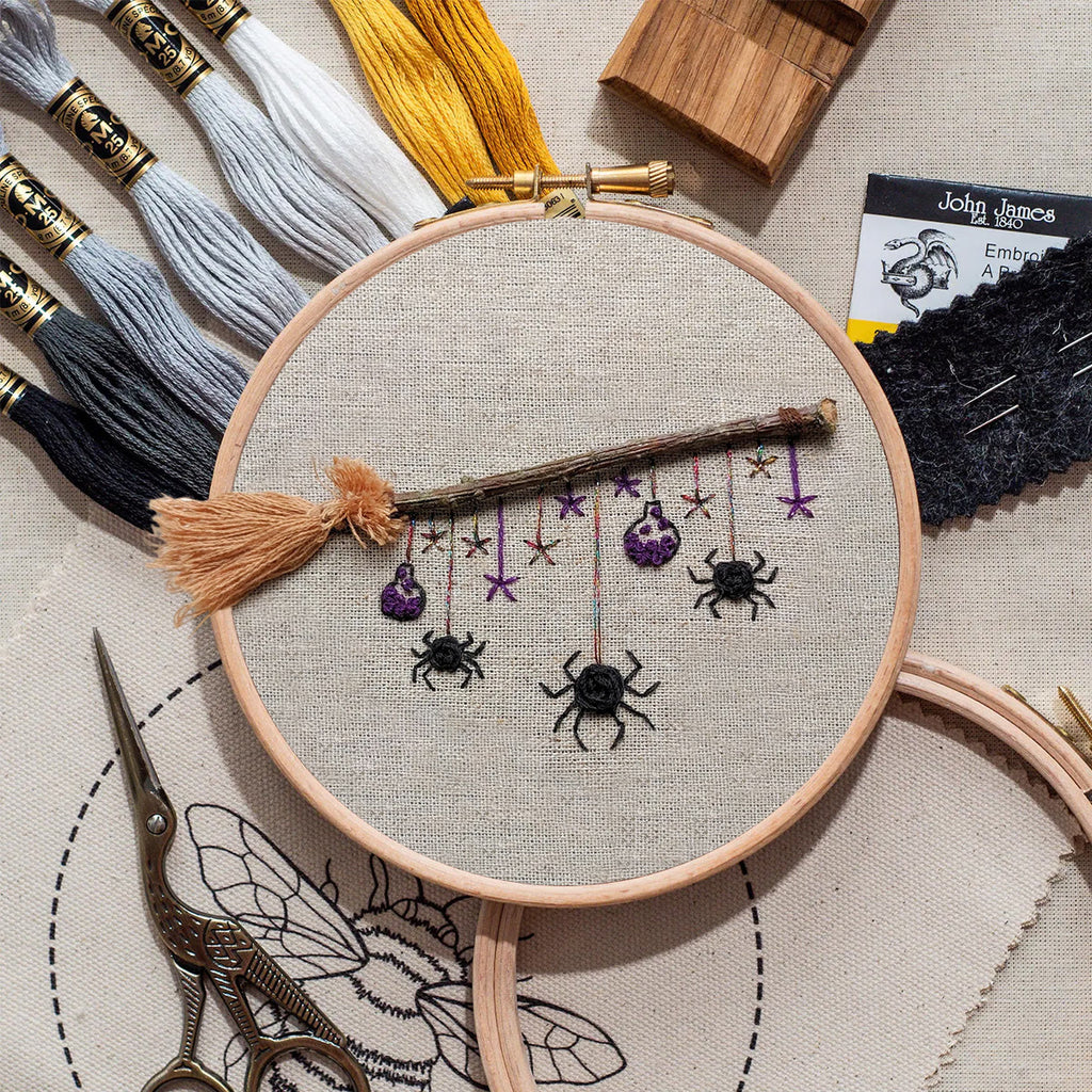 Rubbyoo Embroidery Kit - Halloween Spider | Creative Spooky Craft | Halloween Desk Decor - image 2