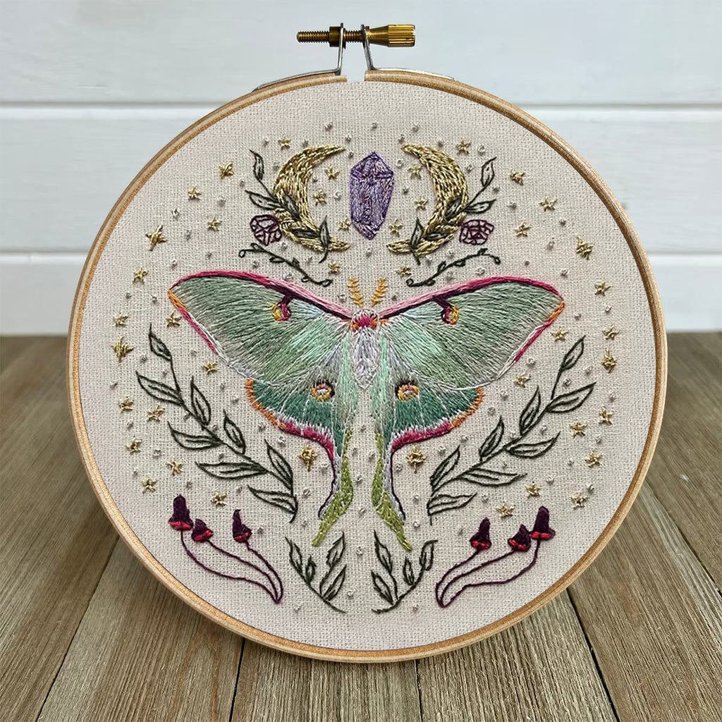 Rubbyoo Embroidery Kit - Luna Butterfly | Diy Art Handicraft | Insect Sewing Project  - image 7