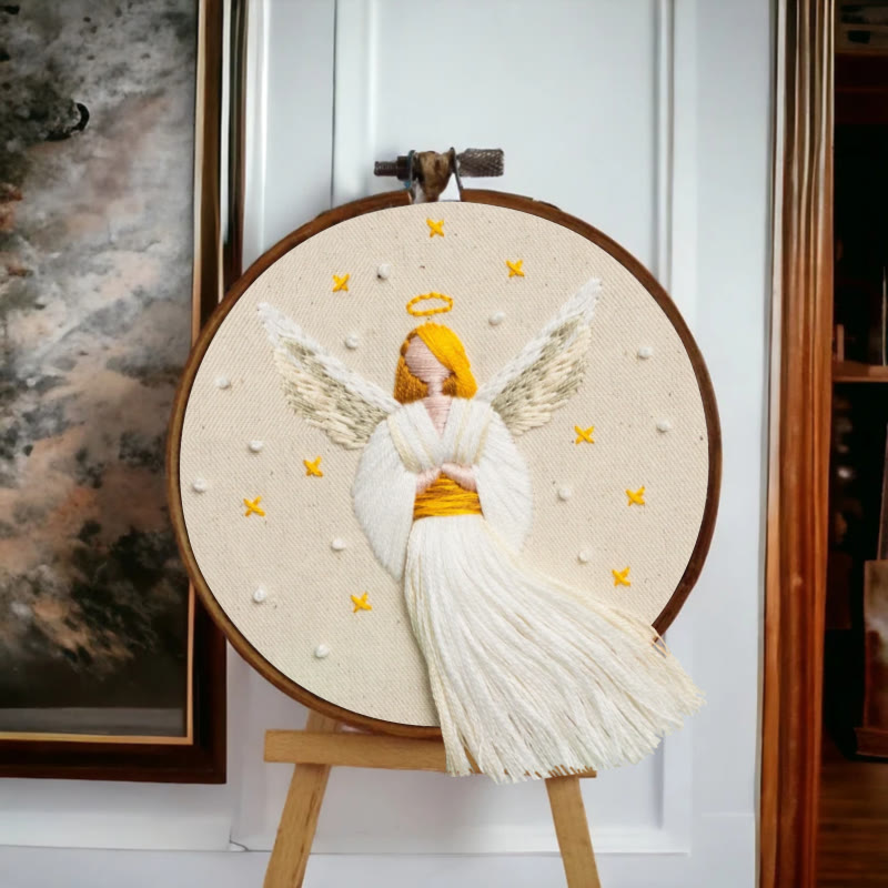 Rubbyoo Embroidery Kit - Christmas Angel | Winter And Christmas Craft | Holiday Ornaments Collection - image 6