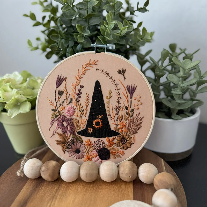 Rubbyoo Embroidery Kit -  Spooky Witch Hat | Perfect Halloween Gifts | Autumn Handmade Craft - image 3