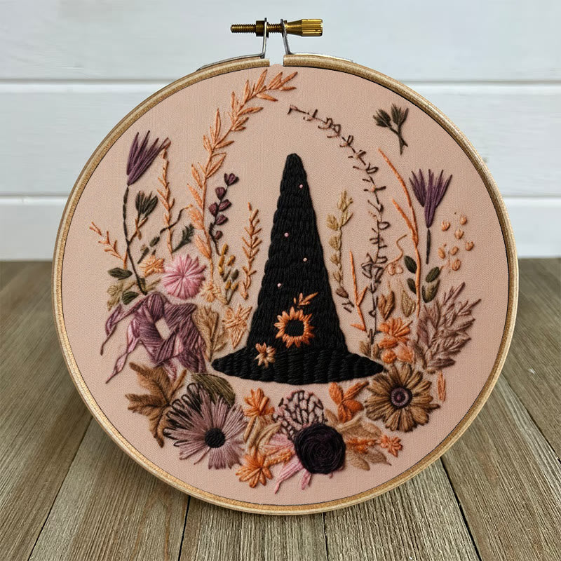 Rubbyoo Embroidery Kit -  Spooky Witch Hat | Perfect Halloween Gifts | Autumn Handmade Craft - image 4