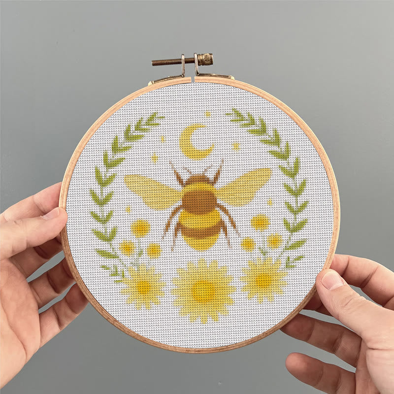  Cross Stitch Kit - Celestial Bee | Perfect Gifts For Crafter|  Diy Home Decor - image 4
