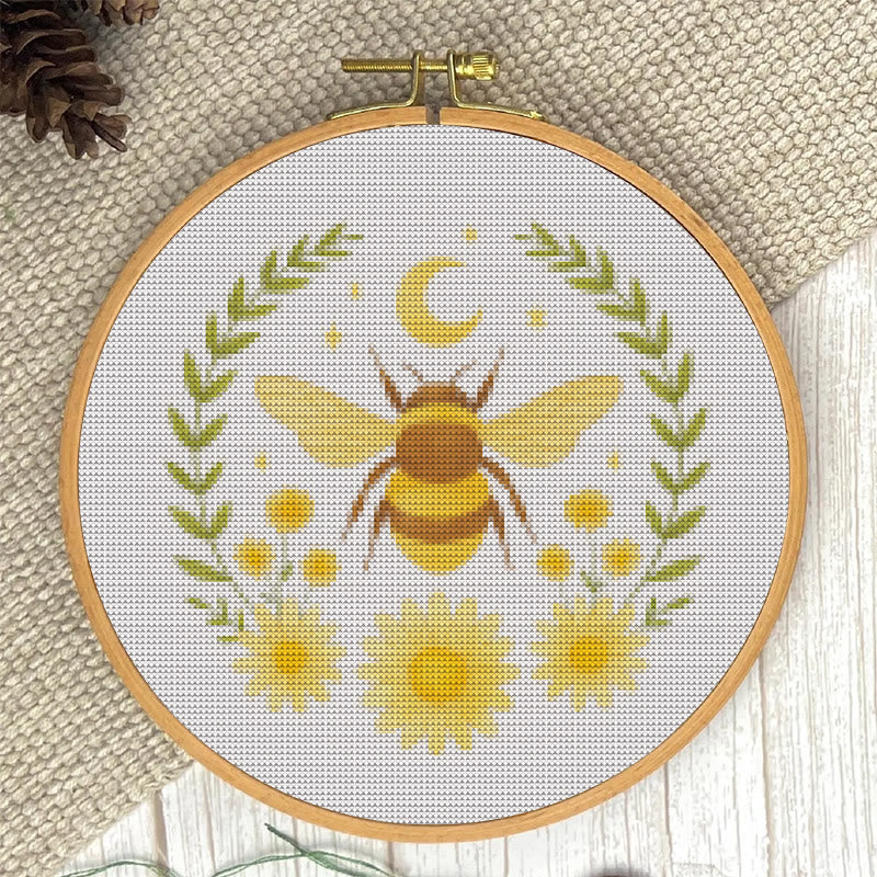  Cross Stitch Kit - Celestial Bee | Perfect Gifts For Crafter|  Diy Home Decor - image 6