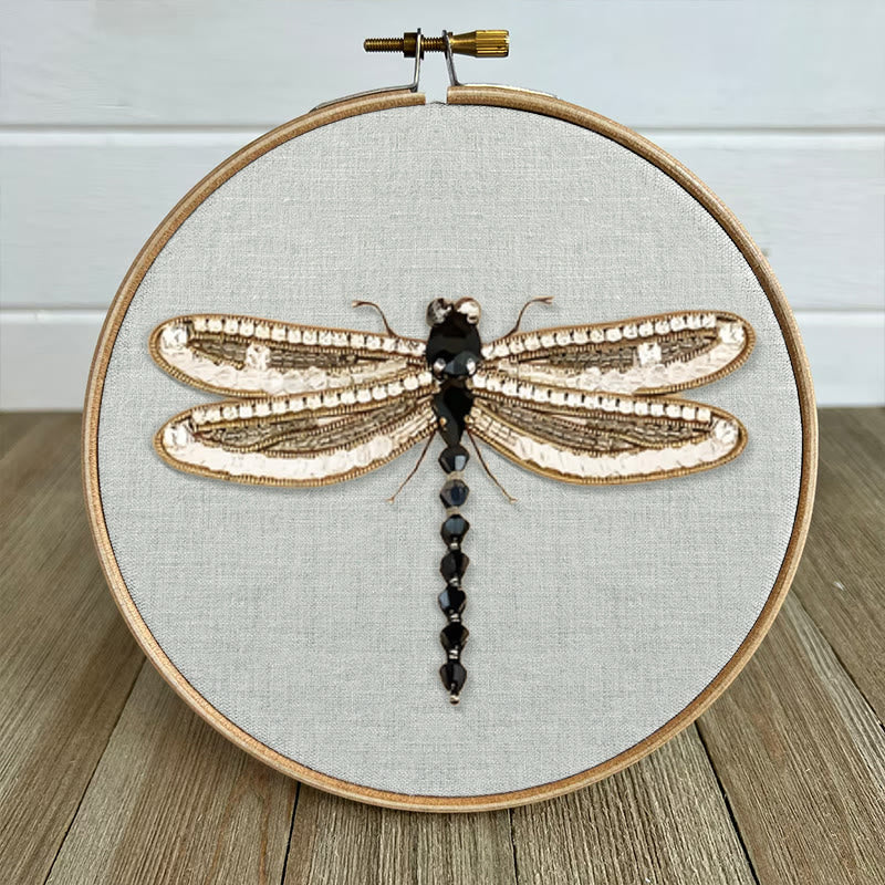 Rubbyoo Bead Embroidery Kit - Dragonfly | Handmade Insect Craft | Easy Bead Needlework - image 7