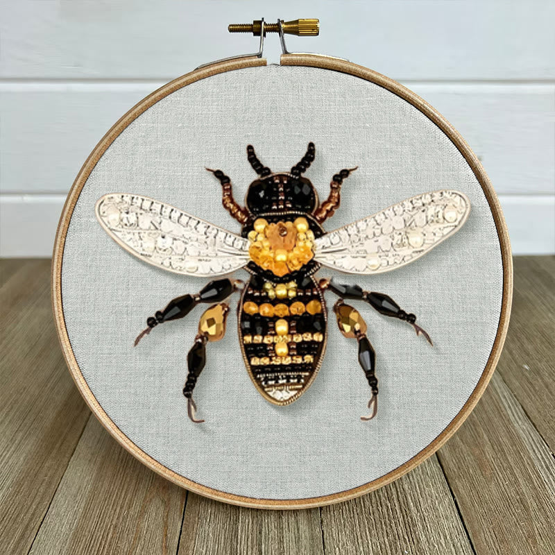 Rubbyoo Bead Embroidery Kit - Bumblebee | Diy Insect Craft | Nice Handmade Gifts  - image 4