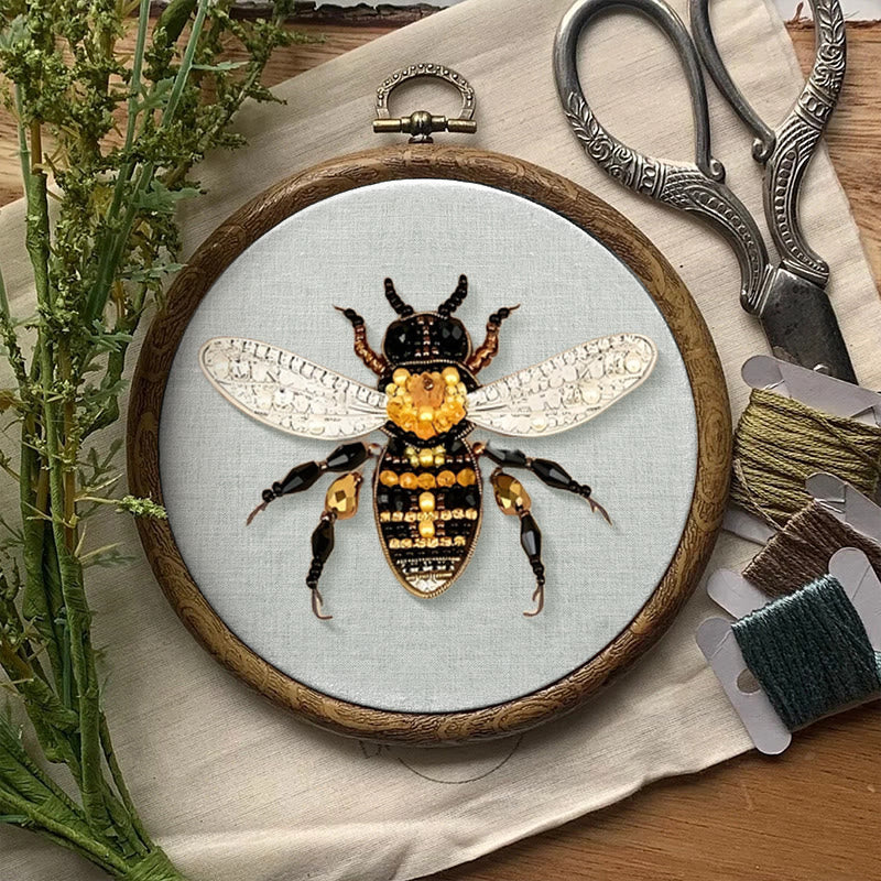 Rubbyoo Bead Embroidery Kit - Bumblebee | Diy Insect Craft | Nice Handmade Gifts  - image 7