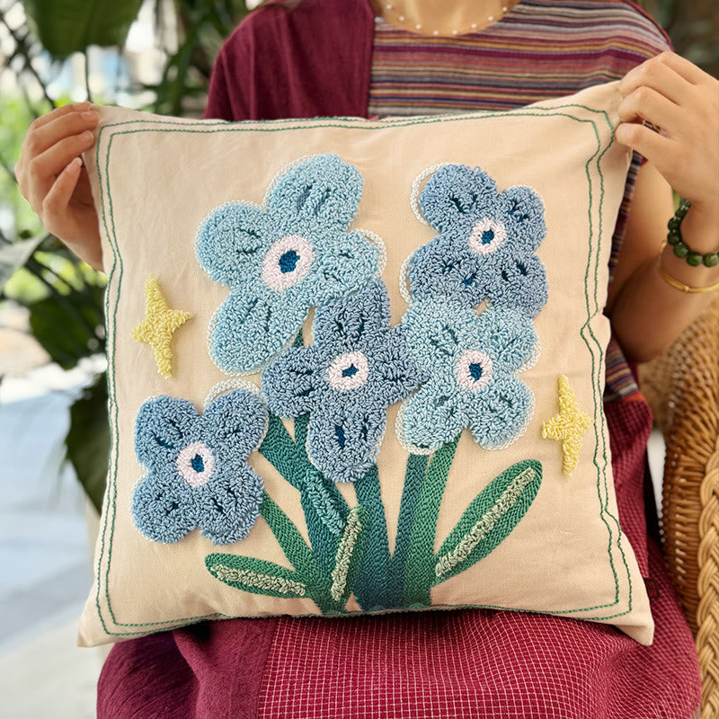 Punch Needle Pillow Kits - Diy Floral Craft | Unique Home Decoration | Perfect Gifts For Housewarming  - image 5