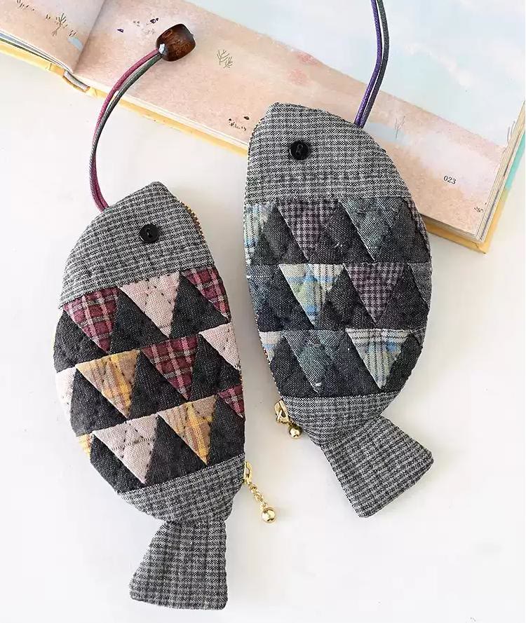 Embroidery Fish Keychain Kit | Lovely Animal Craft | Perfect Gifts For Lover - blue - image 0