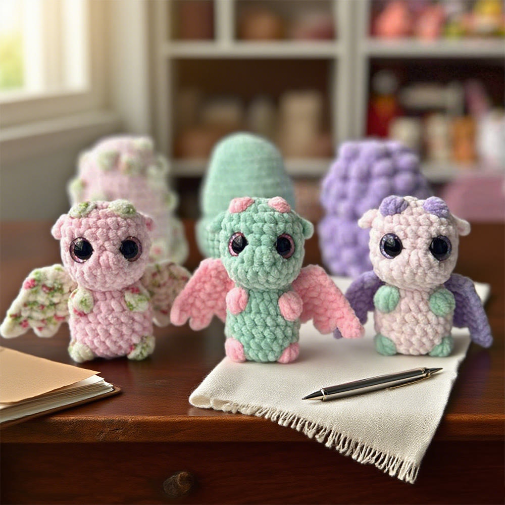 Diy Handmade Baby Dragons And Eggs Kit - Cute Handmade Craft | Perfect Toy For Kids - image 0