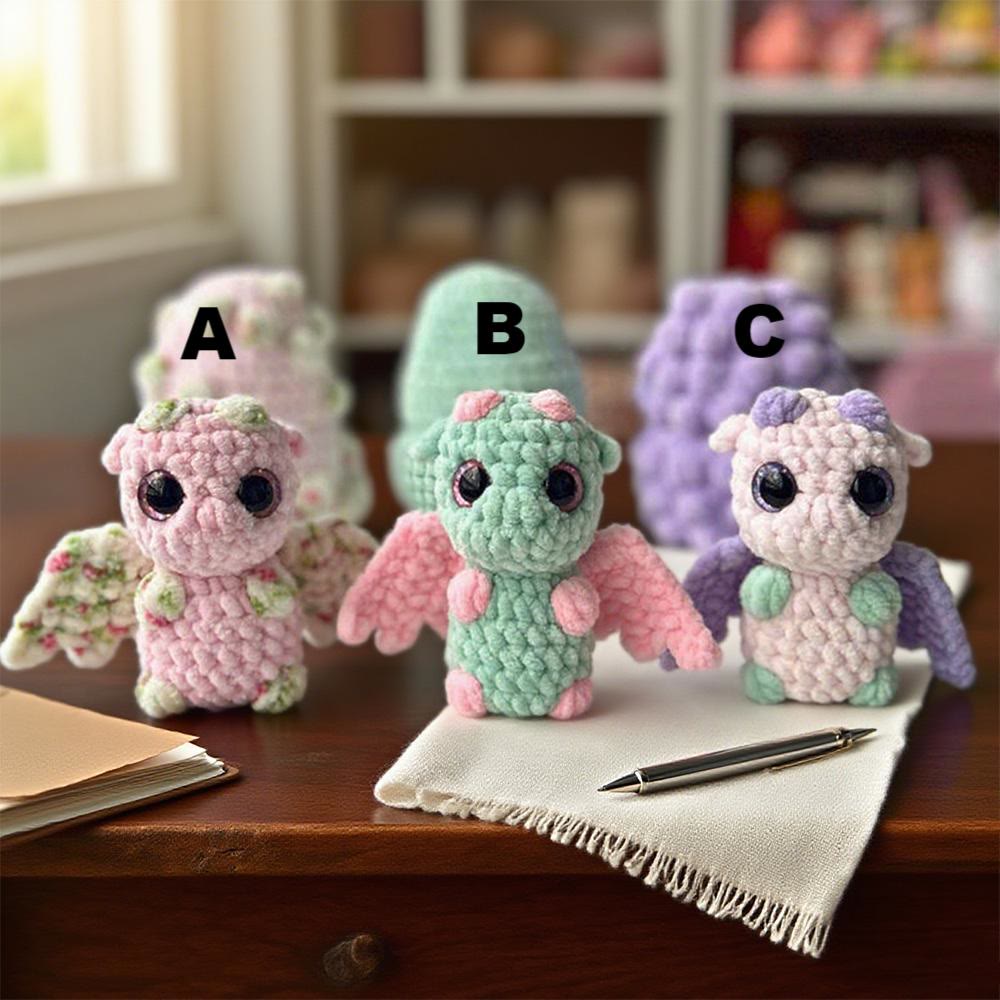 Diy Handmade Baby Dragons And Eggs Kit - Cute Handmade Craft | Perfect Toy For Kids - C - image 4