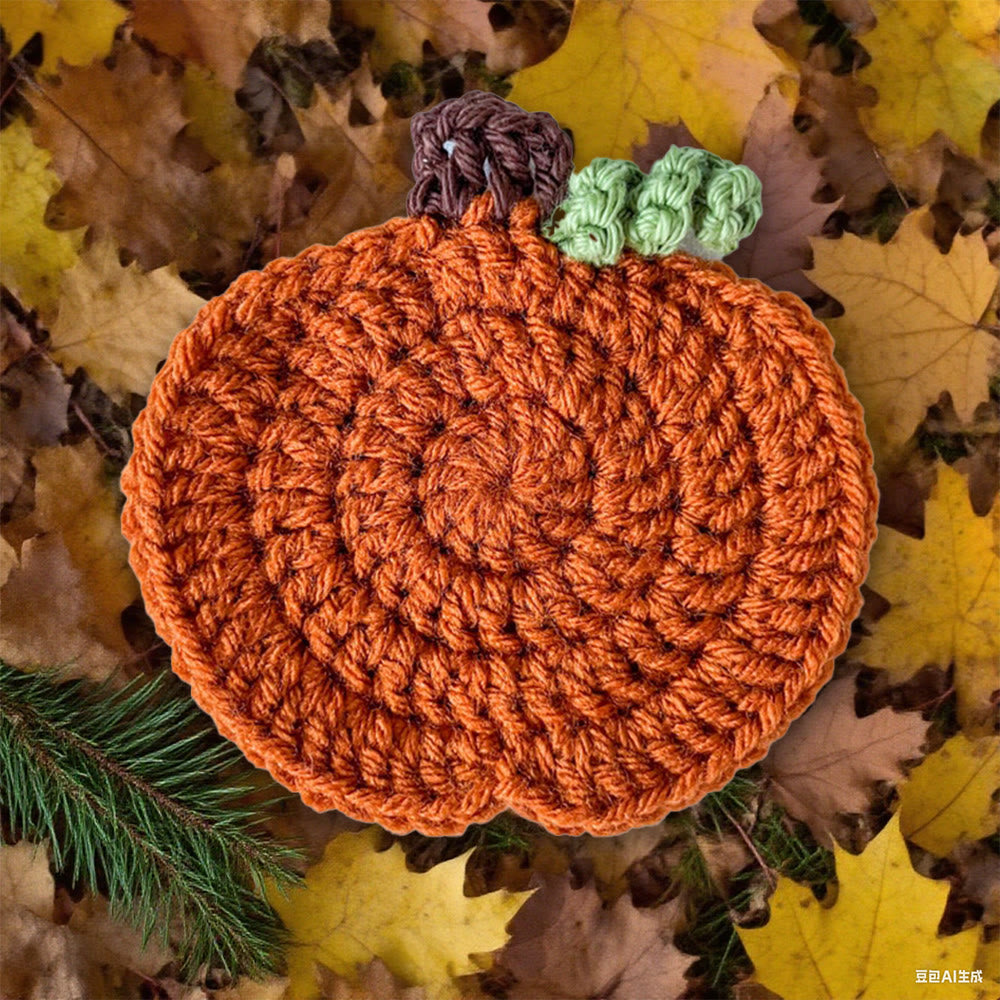 Diy Handmade Pumpkin Coasters Kit - Halloween Handmade Craft | Perfect Home Decoration  - Diy Handmade Pumpkin Coasters Kit - image 0