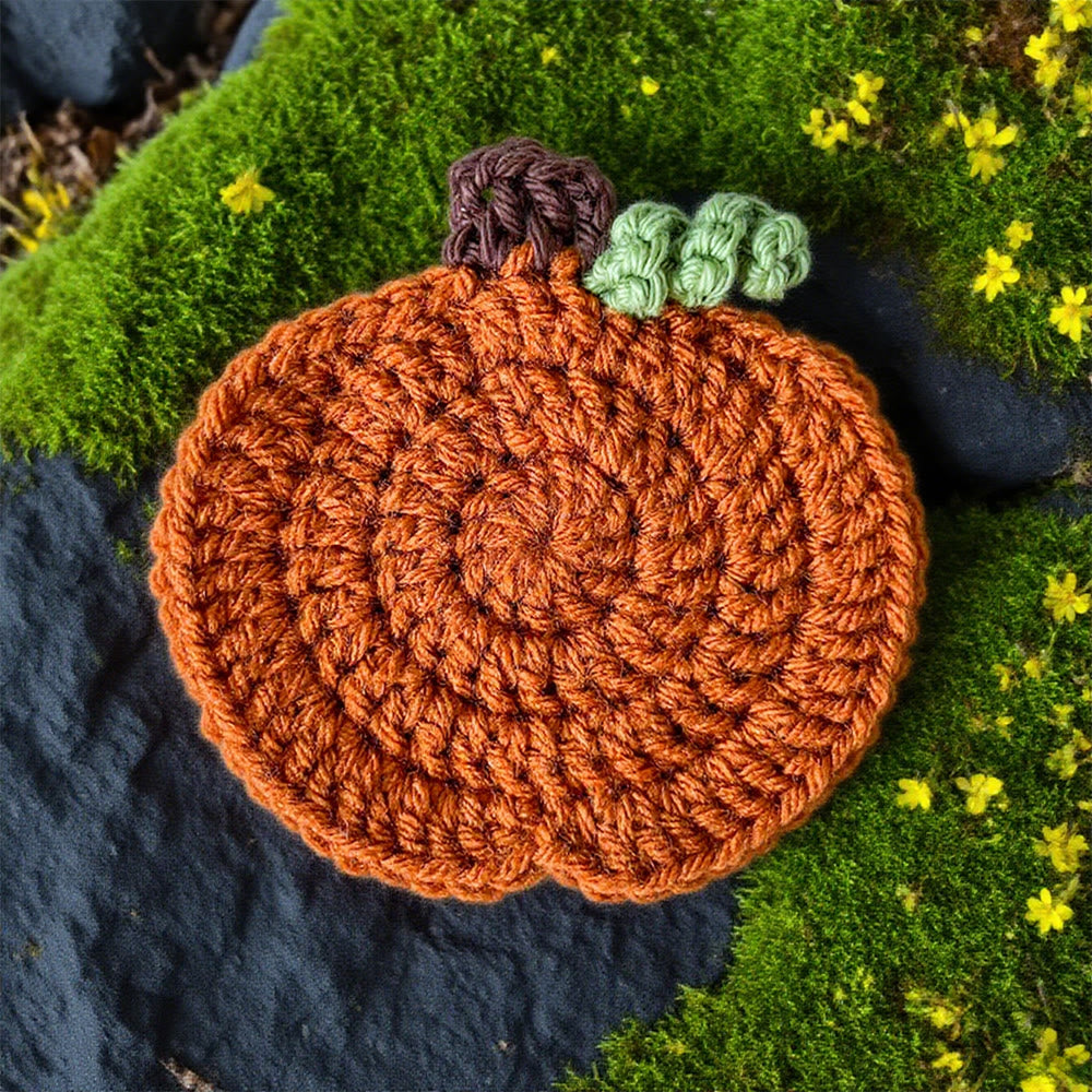 Diy Handmade Pumpkin Coasters Kit - Halloween Handmade Craft | Perfect Home Decoration  - image 2