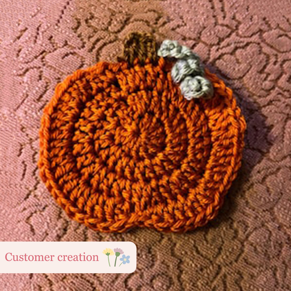 Diy Handmade Pumpkin Coasters Kit - Halloween Handmade Craft | Perfect Home Decoration  - image 4