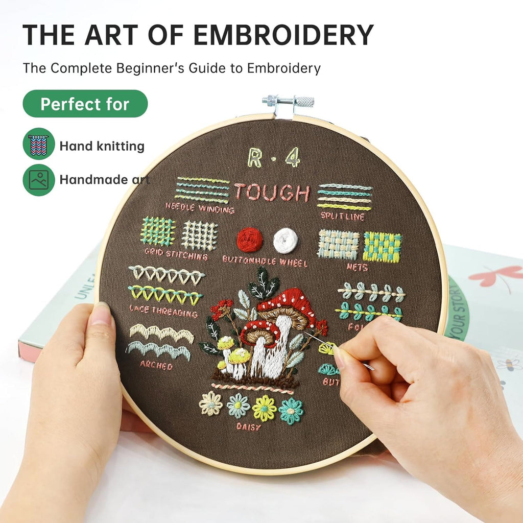 Rubbyoo 4-piece Embroidery Starter Kit - 4-level Starter To Pro Kit | Beginner Needlework Set | Great Craft For Adult  - image 6