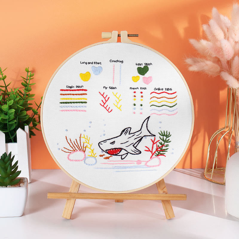 Rubbyoo 3-piece Embroidery Starter Kit - Adorable Animal Pattern | Beginner Stitch Craft | Gifts For Needlework Starter - image 6