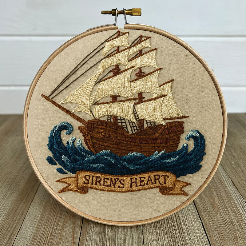 Rubbyoo Embroidery Kit -  Pirate Ship | Diy  Needle Craft | Wall Decoration Artwork  - image 6