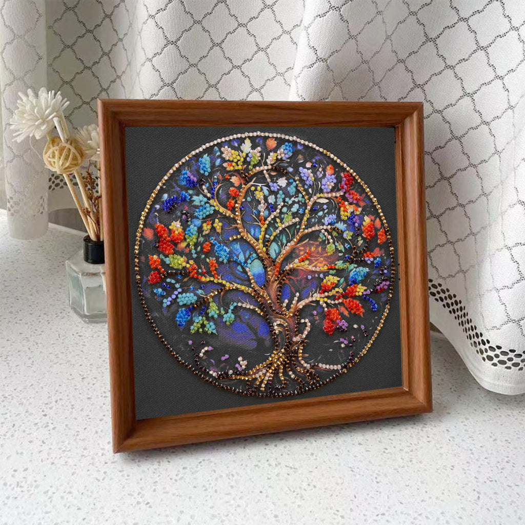 Rubbyoo Bead Embroidery Kit - Tree Of Life | Fantastic Needle Artwork | Craft For Home Adornment - image 9