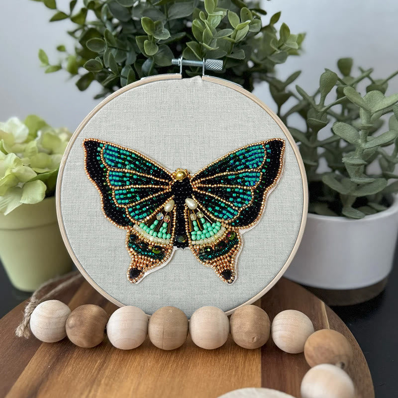 Rubbyoo Bead Embroidery Kit - Exquisite Butterfly | Diy Animal Craft | Unique Gift For Her - image 2