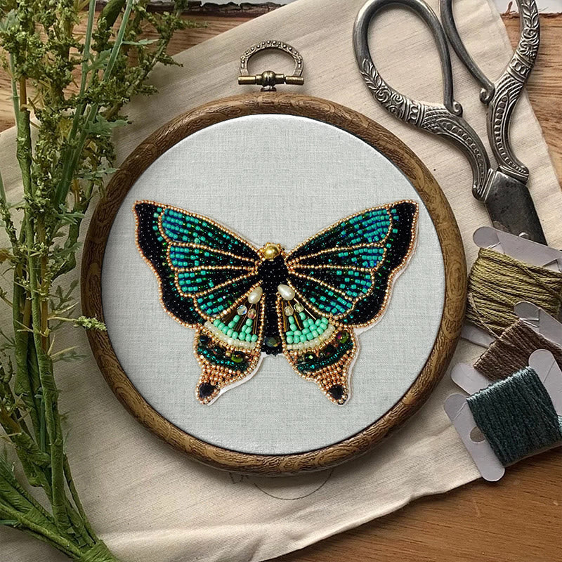Rubbyoo Bead Embroidery Kit - Exquisite Butterfly | Diy Animal Craft | Unique Gift For Her - image 1