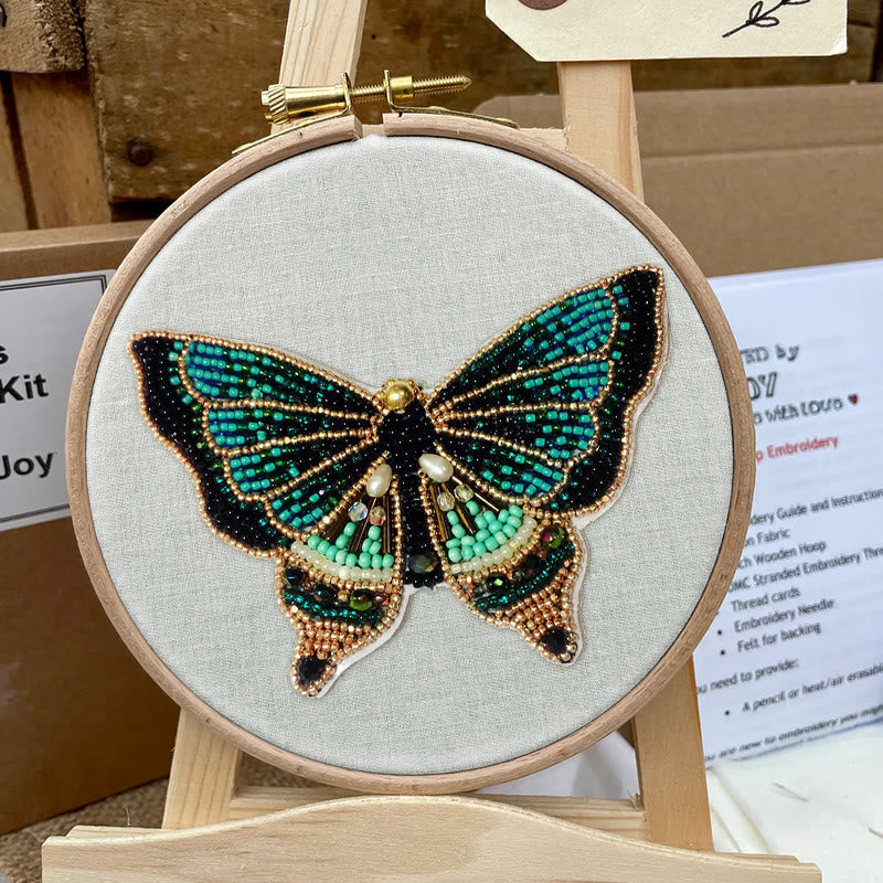 Rubbyoo Bead Embroidery Kit - Exquisite Butterfly | Diy Animal Craft | Unique Gift For Her - image 5