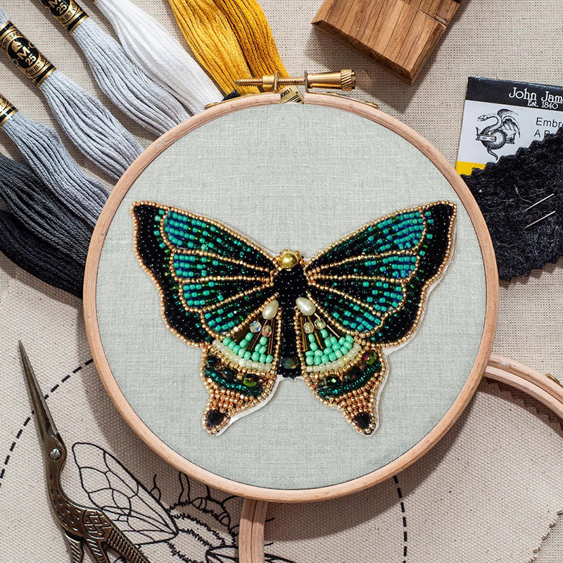 Rubbyoo Bead Embroidery Kit - Exquisite Butterfly | Diy Animal Craft | Unique Gift For Her - image 8