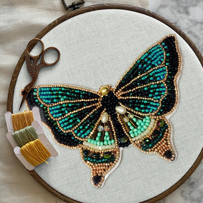 Rubbyoo Bead Embroidery Kit - Exquisite Butterfly | Diy Animal Craft | Unique Gift For Her - image 7