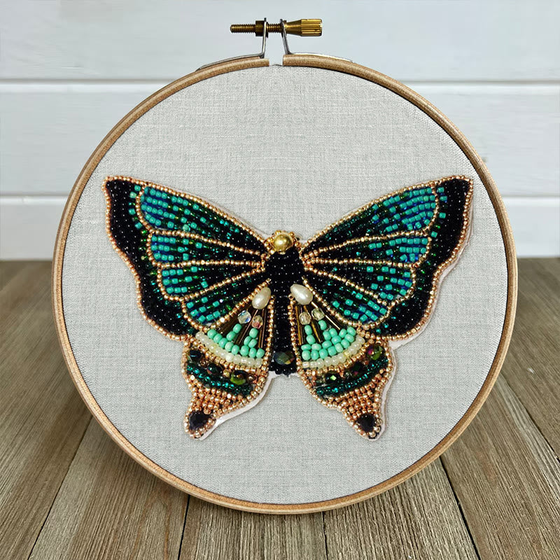 Rubbyoo Bead Embroidery Kit - Exquisite Butterfly | Diy Animal Craft | Unique Gift For Her - image 6