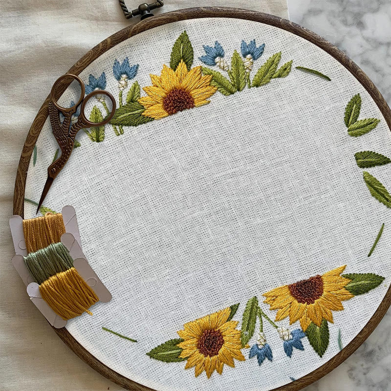 Rubbyoo Embroidery Photo Frame Kit - Sunflower Memory | Photo Collection Artwork | Perfect Gifts For Friends - image 6