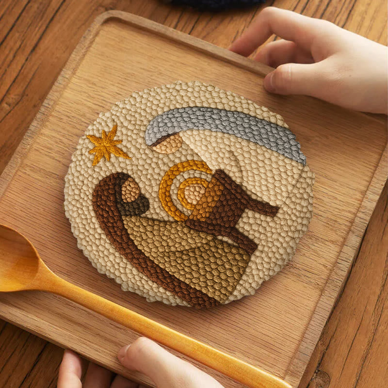 Christmas Nativity Punch Needle Kit - Diy Christmas Pattern | Perfect Wall Hanging  - image 7