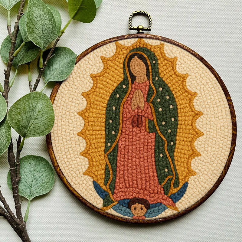  Praying Women Punch Needle Kit - Easy Handmade Art | Stitch Wall Hanging - image 6