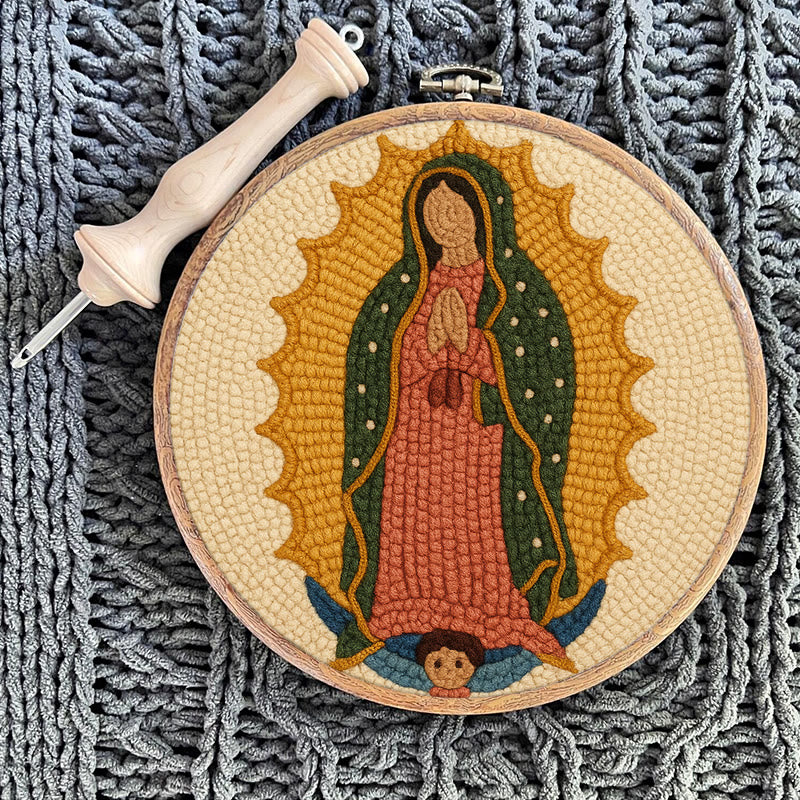  Praying Women Punch Needle Kit - Easy Handmade Art | Stitch Wall Hanging - image 8