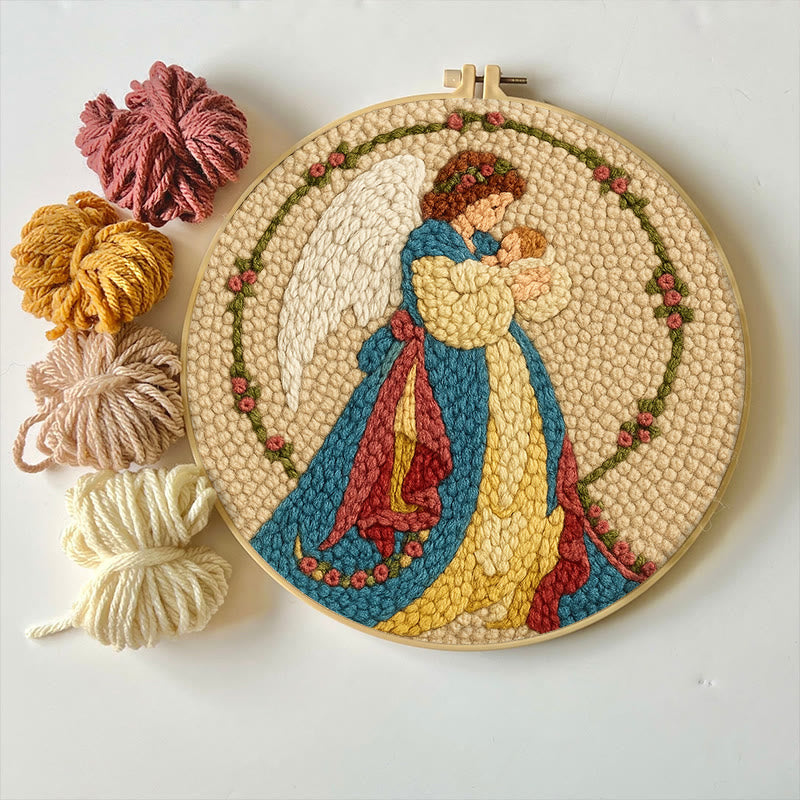 Birth Of Jesus Punch Needle Kit - Bible Wall Art | Holy Christmas Decor - image 7