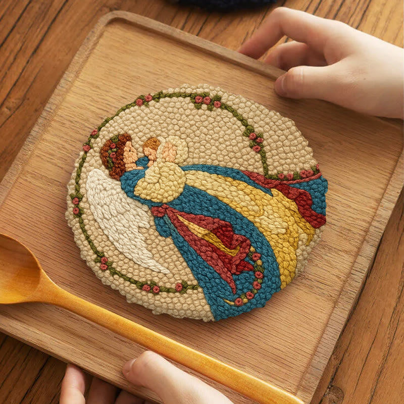 Birth Of Jesus Punch Needle Kit - Bible Wall Art | Holy Christmas Decor - image 5