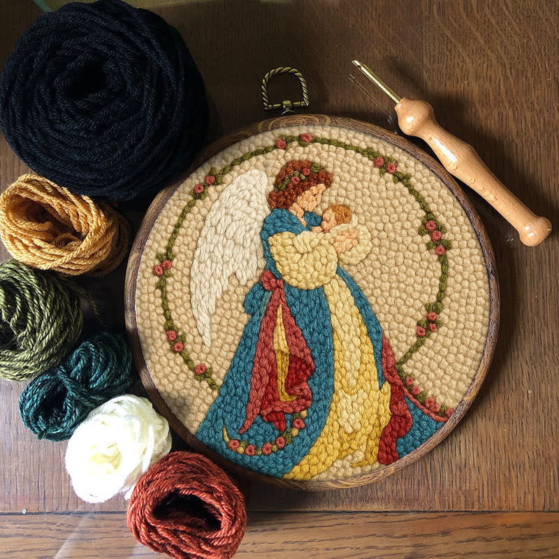 Birth Of Jesus Punch Needle Kit - Bible Wall Art | Holy Christmas Decor - image 9