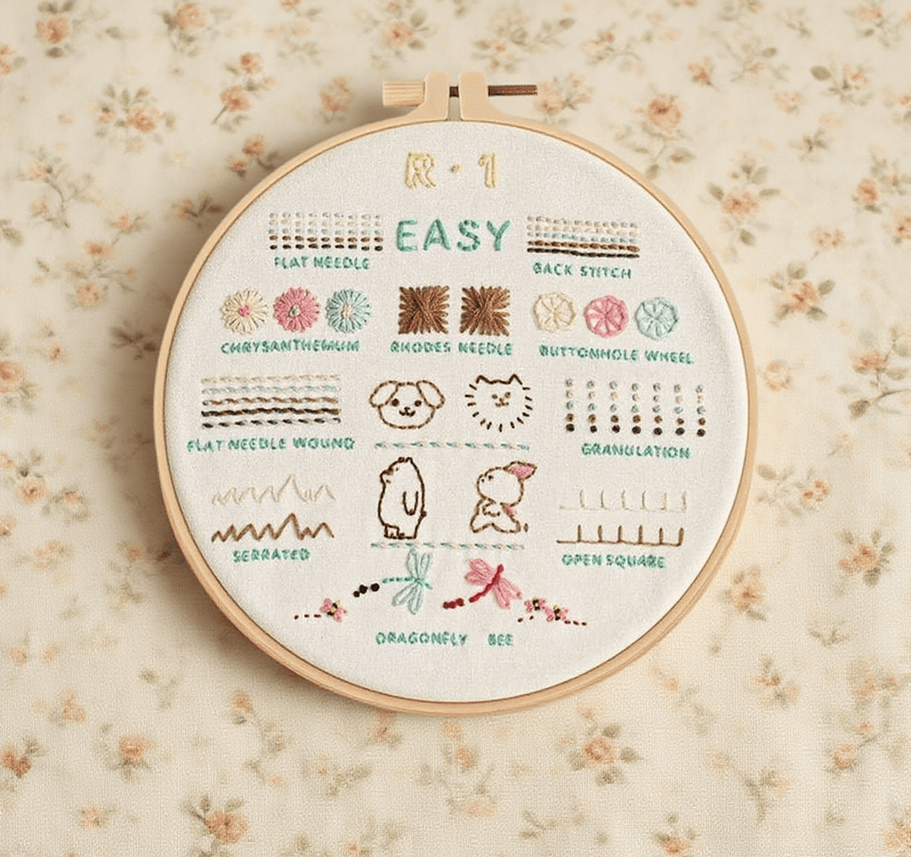 Rubbyoo 4-piece Embroidery Starter Kit - 4-level Starter To Pro Kit | Beginner Needlework Set | Great Craft For Adult  - image 4